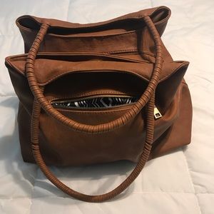 Antik Kraft faux-leather tote purse